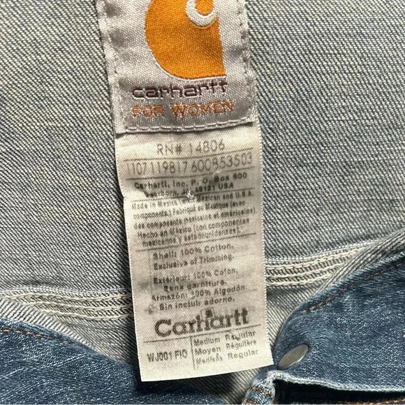 Carhartt Woman's Denim Jean Jacket - Picture 8 of 11